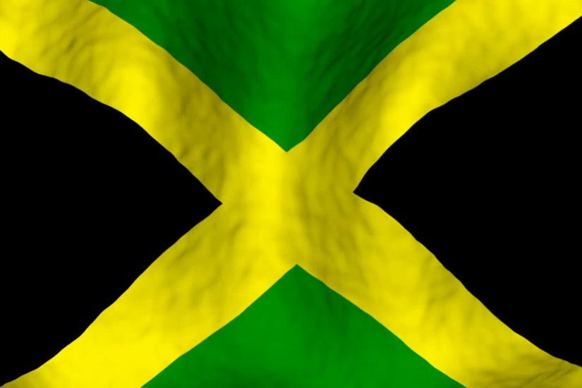 Ultra Realistic Looping Flag: Jamaica Stock Footage Video 15066100 .