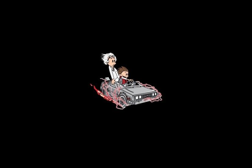Back to the Future, Calvin and Hobbes Wallpaper HD