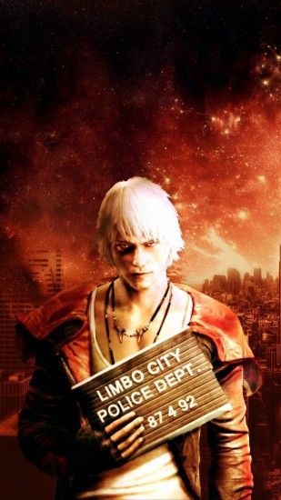 Preview wallpaper devil may cry, dante, city, sky, look 1080x1920