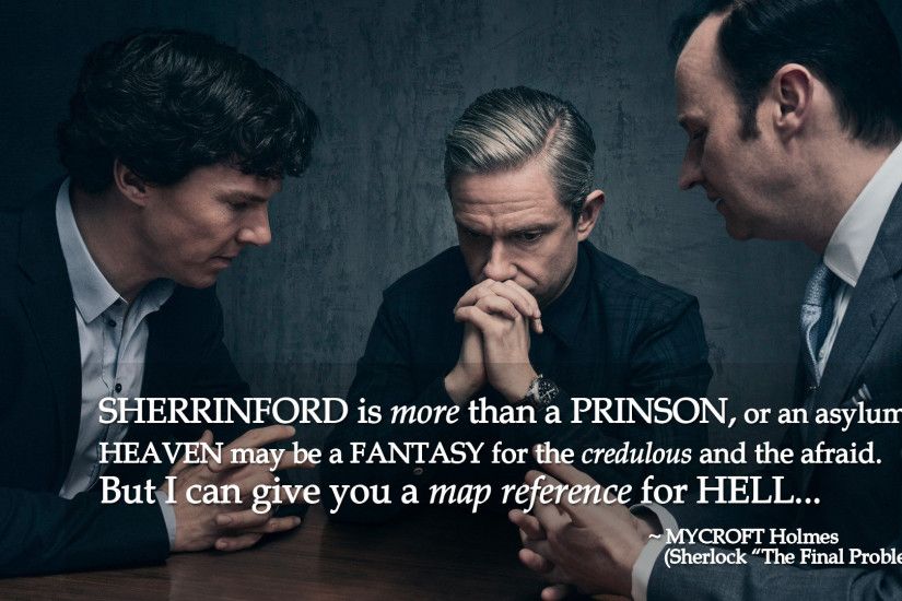 Sherrinford... map reference of hell. (Mycroft Holmes, "The Final