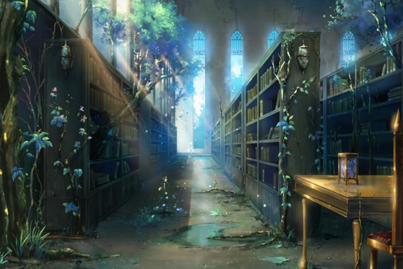Enchanted Library Wallpaper