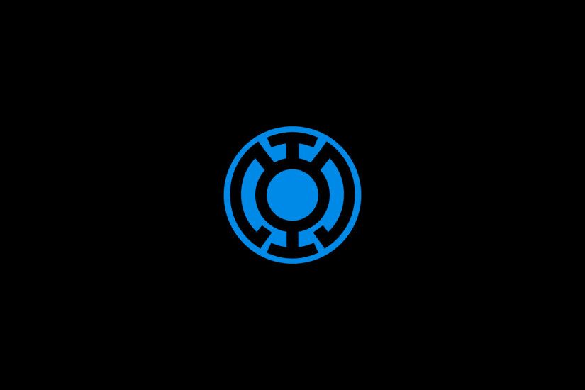 Wallpapers For > Blue Lantern Logo Wallpaper