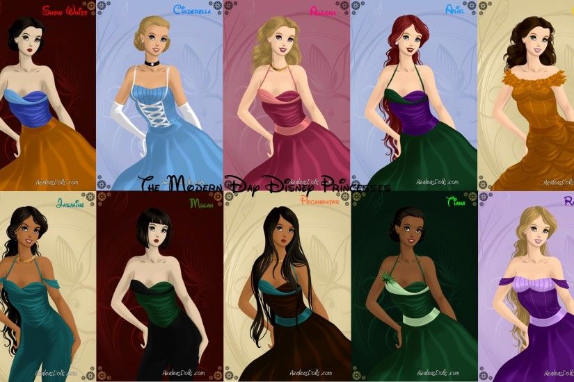 ... nickelbackloverxoxox The Modern Day Disney Princesses Wallpaper by  nickelbackloverxoxox