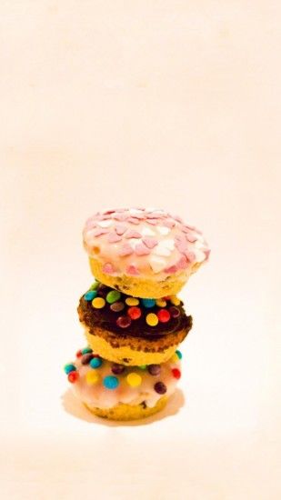 Delicious Cute Colorful Cupcake #iPhone #6 #plus #wallpaper