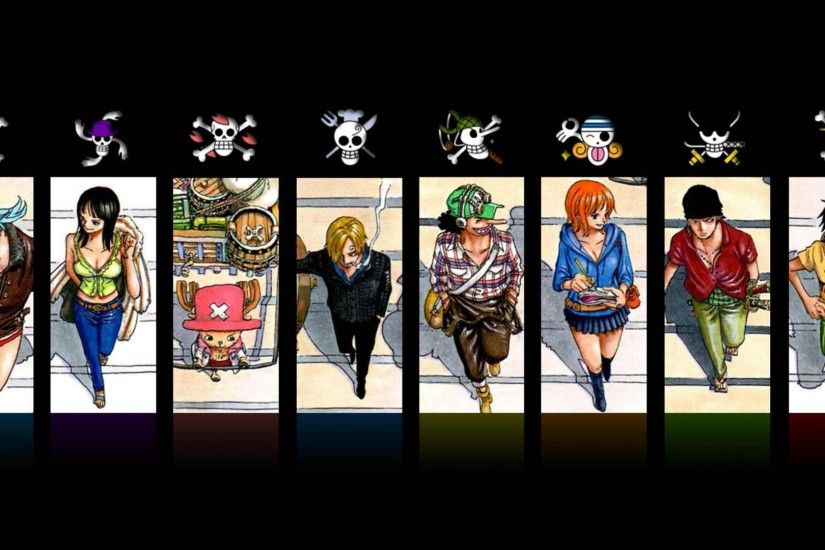 One Piece, Monkey D. Luffy, Roronoa Zoro, Sanji, Usopp, Nami, Tony Tony  Chopper, Nico Robin, Franky, Panels Wallpapers HD / Desktop and Mobile  Backgrounds