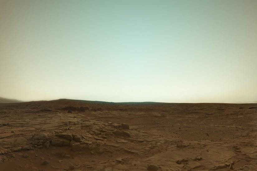 Mars in true color from Curiosity.