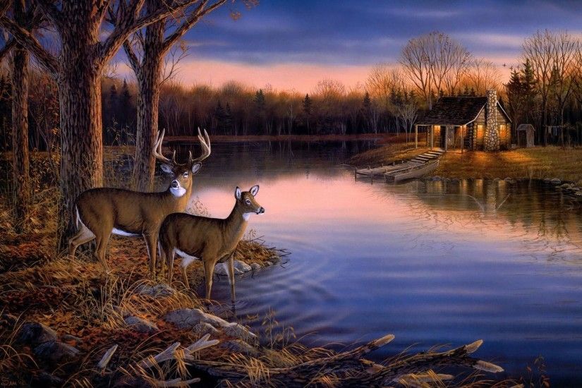 Deer Hunting Wallpaper Border | ... ,landscape wallpaper Picture 1920x1080  1080p hd wallpaper