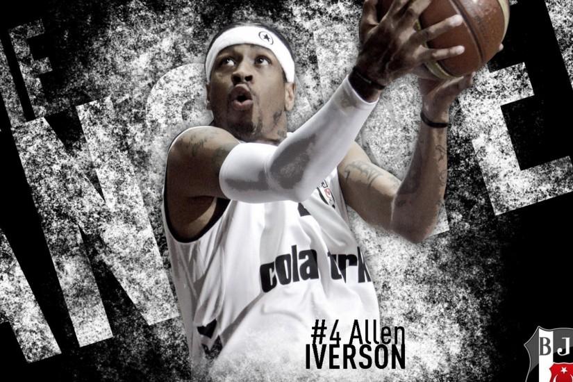 NBA basketball allen iverson wallpaper HD.