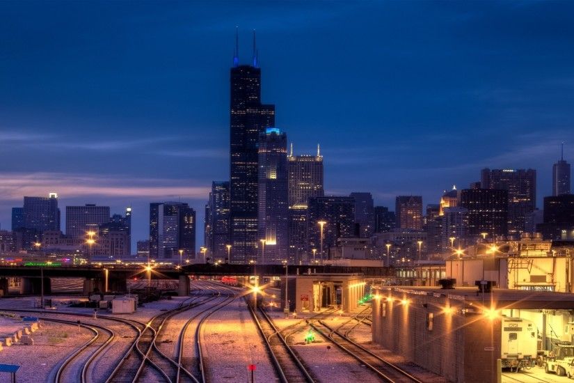Chicago Illinois Widescreen Wallpaper