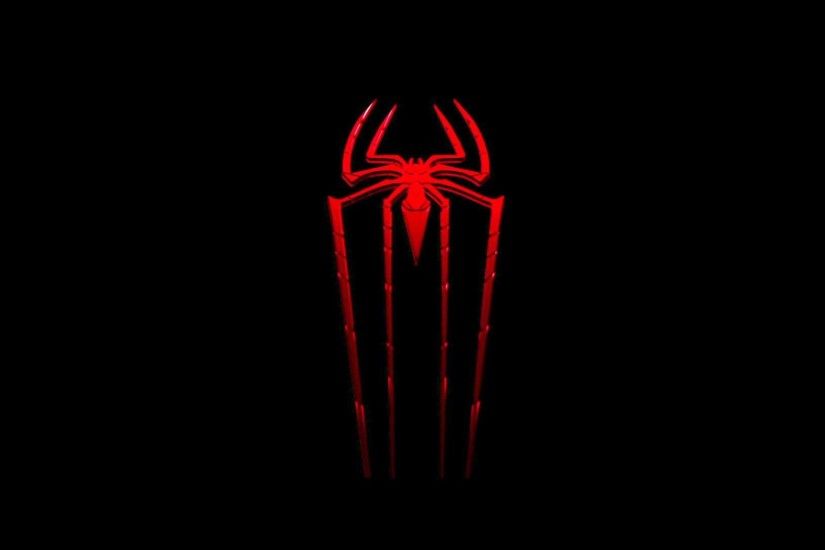 Spiderman Neon Red Wallpaper Â·â 