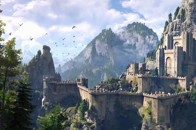 The Witcher 3 Wild Hunt HD Game Fantasy Castle-HD Wallpaper 1920x1080