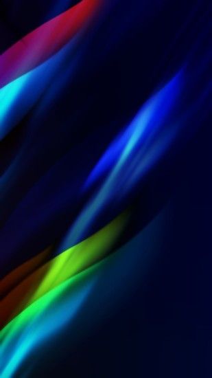 Abstract Ribbons Of Light Android Wallpaper
