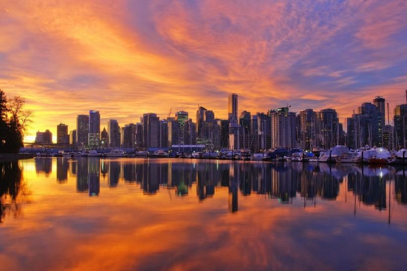 Vancouver Sunset Wallpaper
