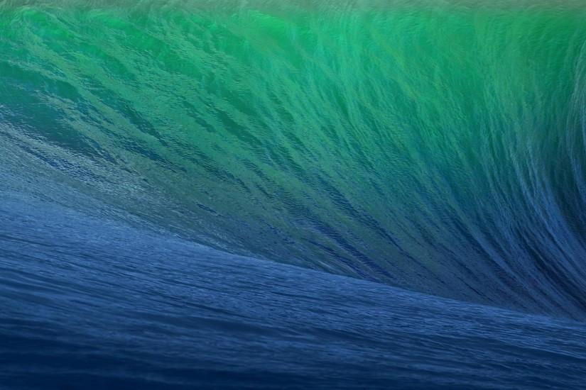 Get the Default OS X Mavericks Wave Wallpaper