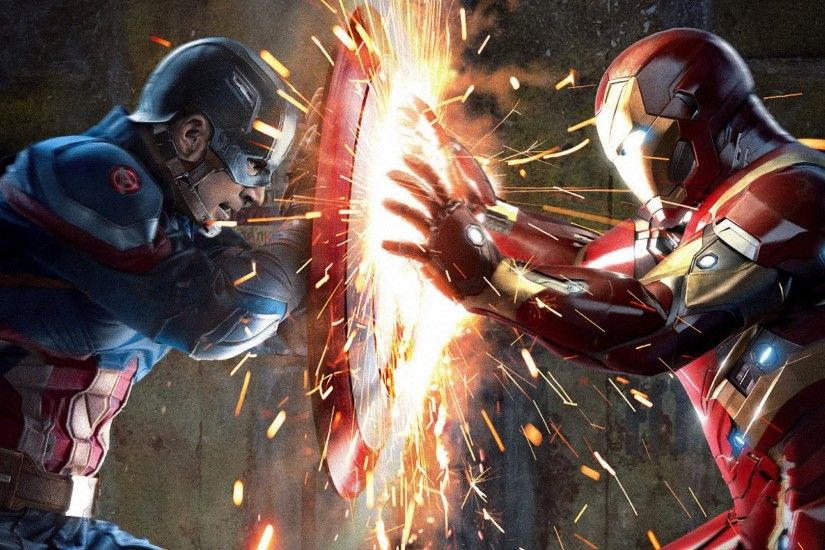 Captain America: Civil War Fight Scenes | Iron Man VS Captain HD