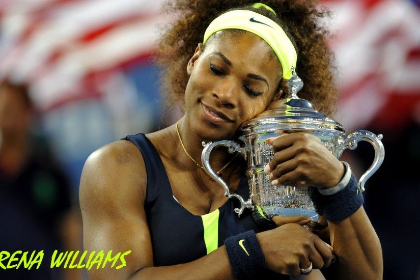 serena williams winner at us open with trophy