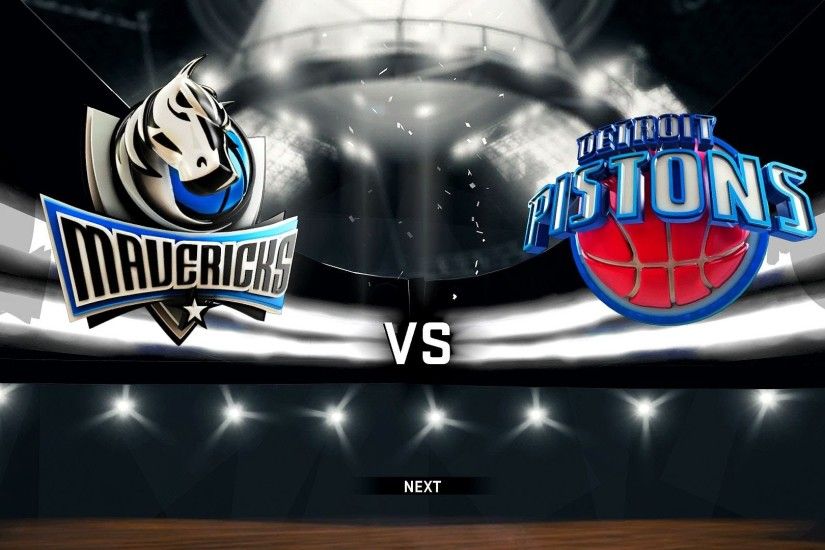 PS4: NBA 2K17 - Dallas Mavericks vs. Detroit Pistons [1080p 60 FPS] -  YouTube