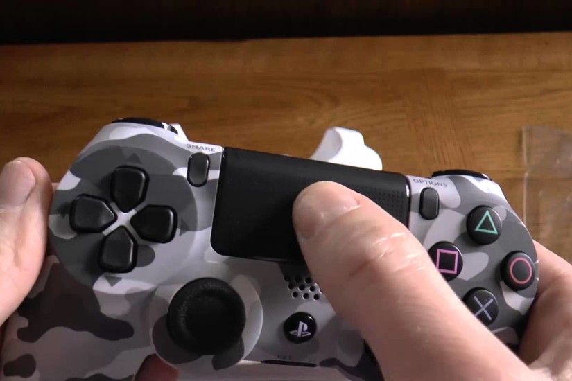Unboxing a Sony Dualshock 4 Controller Urban Camo for Playstation 4 (PS4) -  YouTube