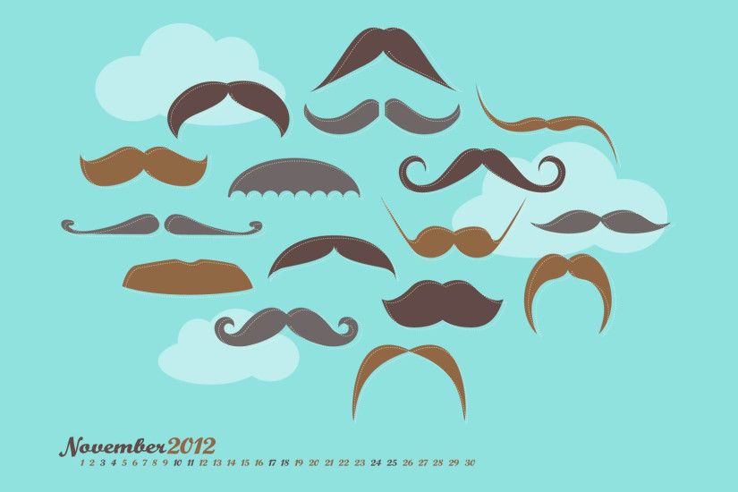 mustache movember november 2012 calendar wallpaper 1920Ã1080 desktop  wallpapers high definition windows 10 mac apple colourful images backgrounds  download ...