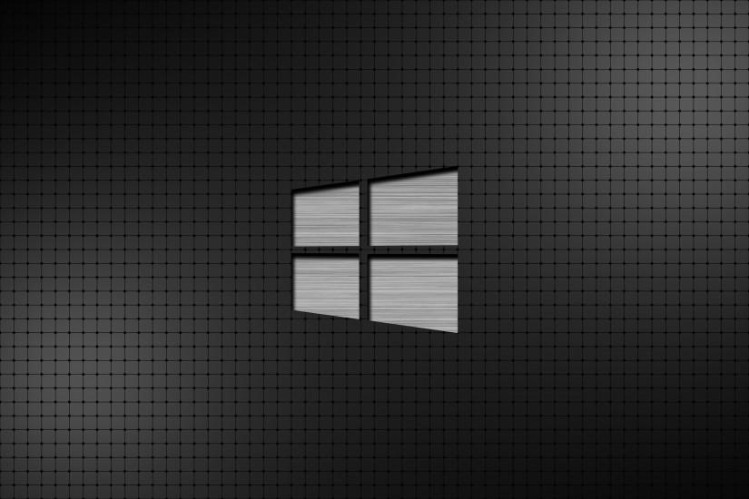 Metal Windows 10 on a grid wallpaper - Computer wallpapers - #46616