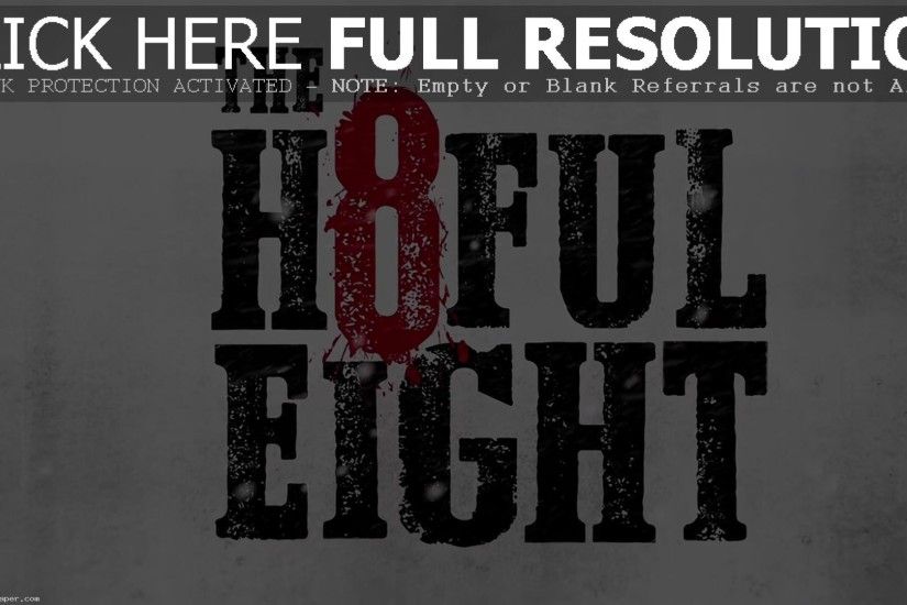 The Hateful Eight Movie Poster Logo Hd Wallpaper