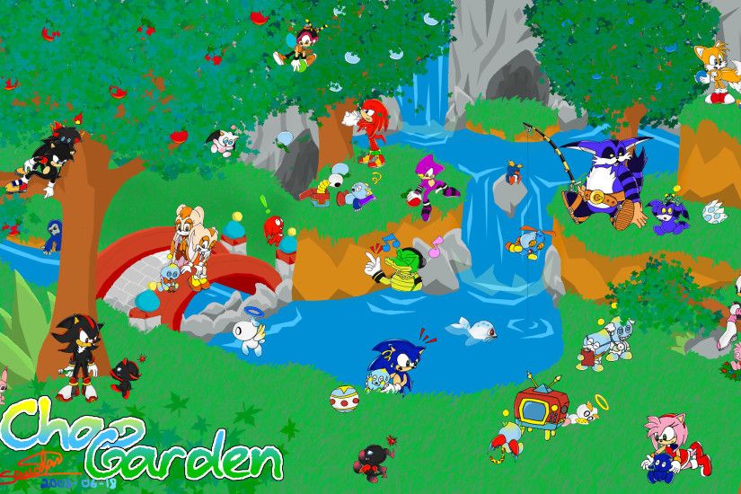 Chao Island Sonic Adventure 2 Battle Gardens -> Source. Chao Garden V1 By  Sonicolas