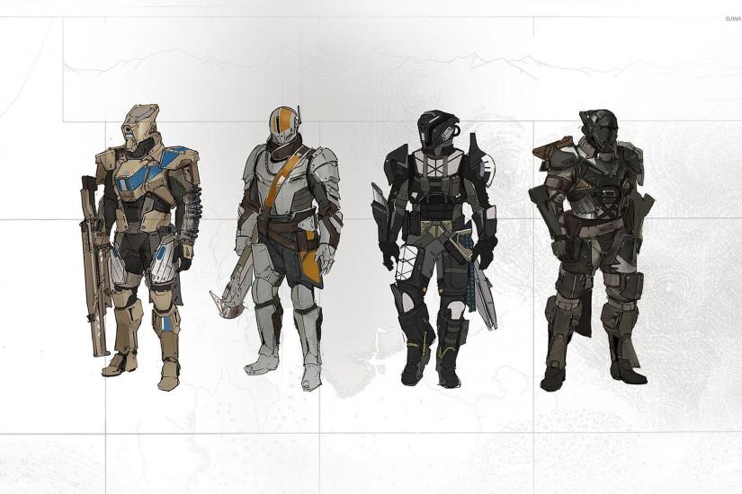 Titan armors - Destiny wallpaper