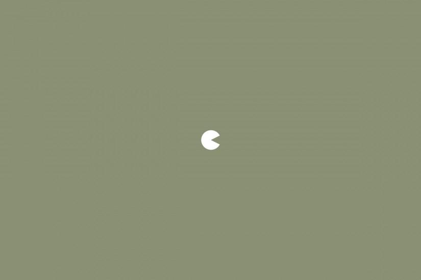 Pacman, a light gray background