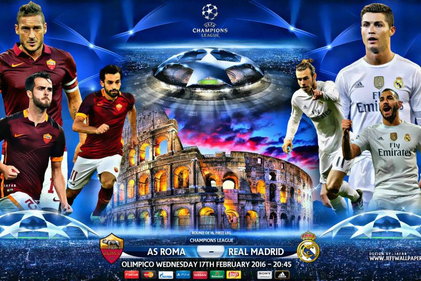 roma team wallpaper 1920x1080 as roma vs real madrid cf 2016 uefa