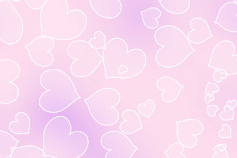Pale Pink Heart Background