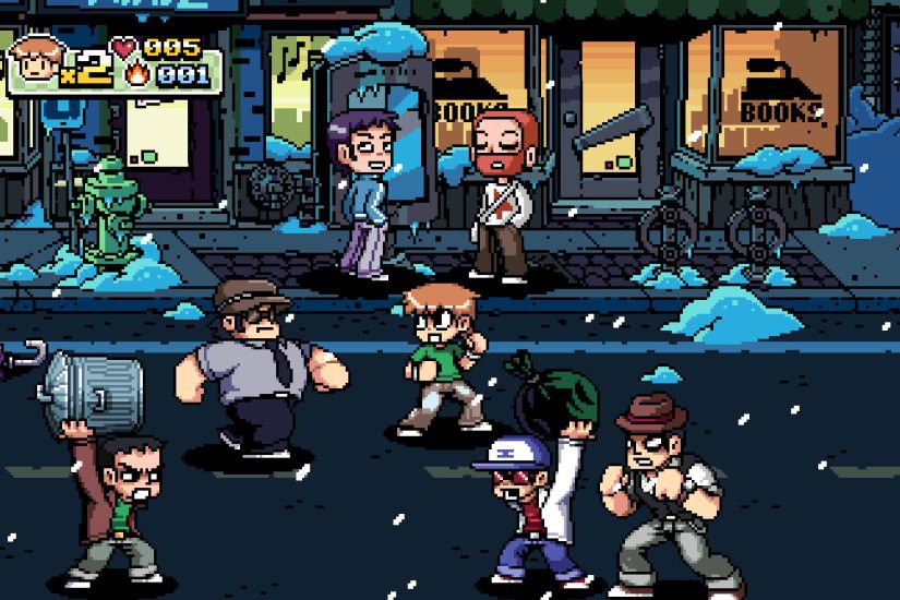 A Scott Pilgrim Side Scrolling Beat 'em up came out back in 2010 to great
