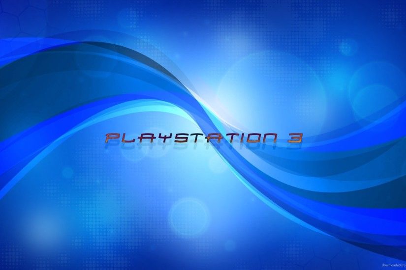HD Playstation 3 blue logo wallpaper