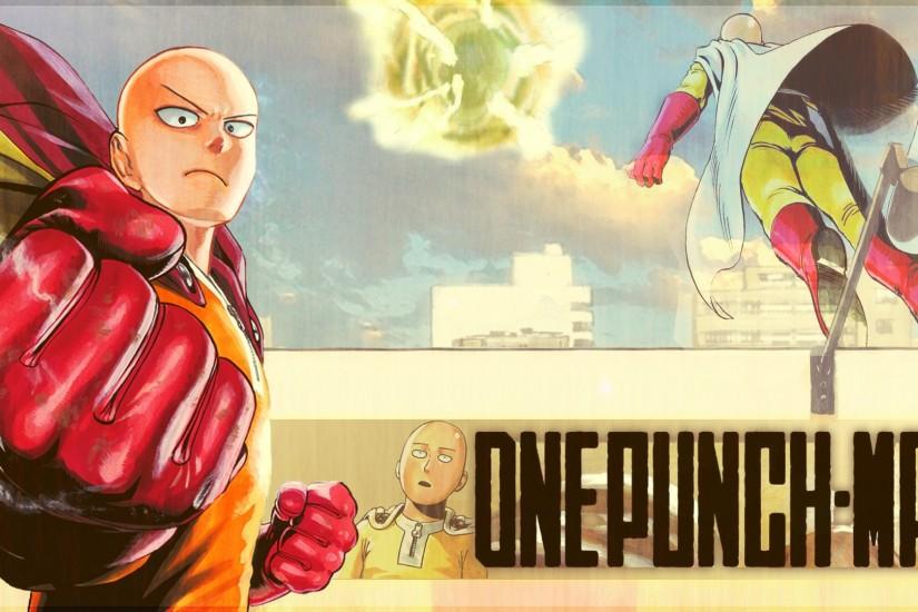 cool one punch man background 1920x1080