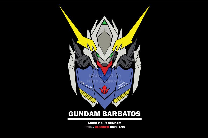 Gundam Art IBO 1 - GUNDAM BARBATOS by advinjeric12 on .