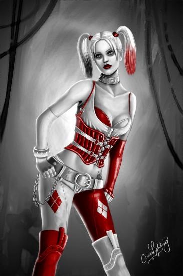 Batman Arkham City - Harley Quinn by ceriselightning.deviantart.com on  @DeviantArt. Margot Robbie ...