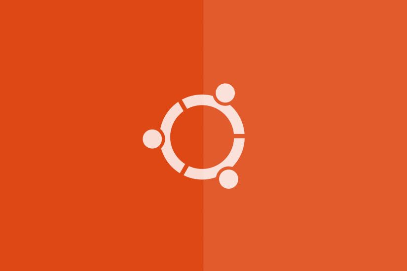 Ubuntu Orange Background Flat by samsherN Ubuntu Orange Background Flat by  samsherN