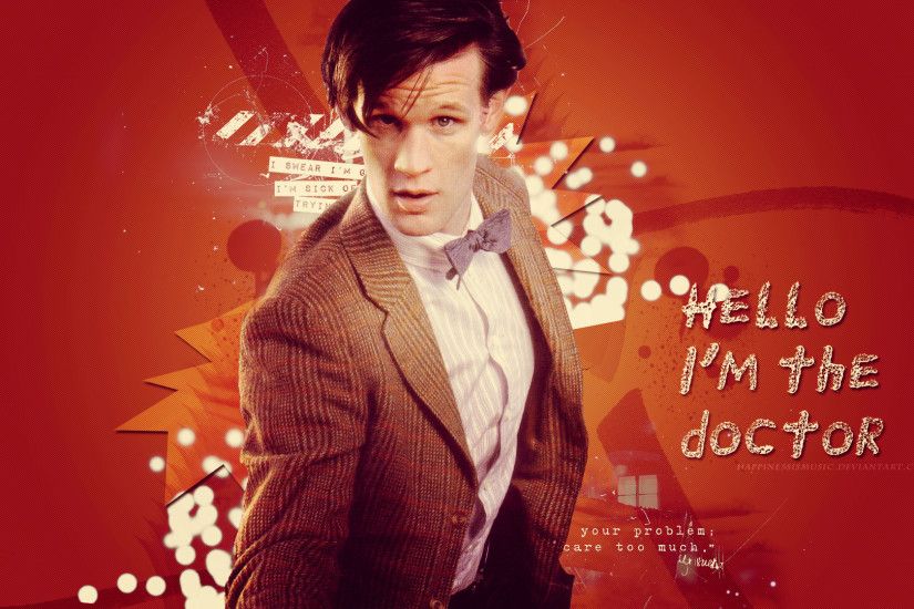 ... HappinessIsMusic The eleventh Doctor Wallpaper 2 by HappinessIsMusic