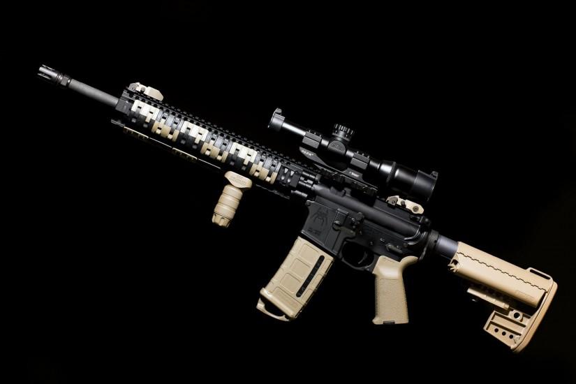ar-15 bcm assault rifle assault rifle weapon
