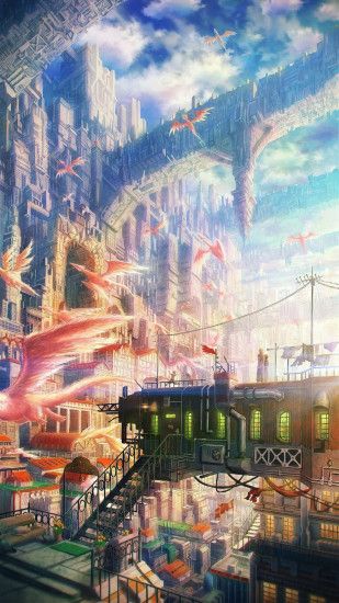 Fantasy city Wallpaper