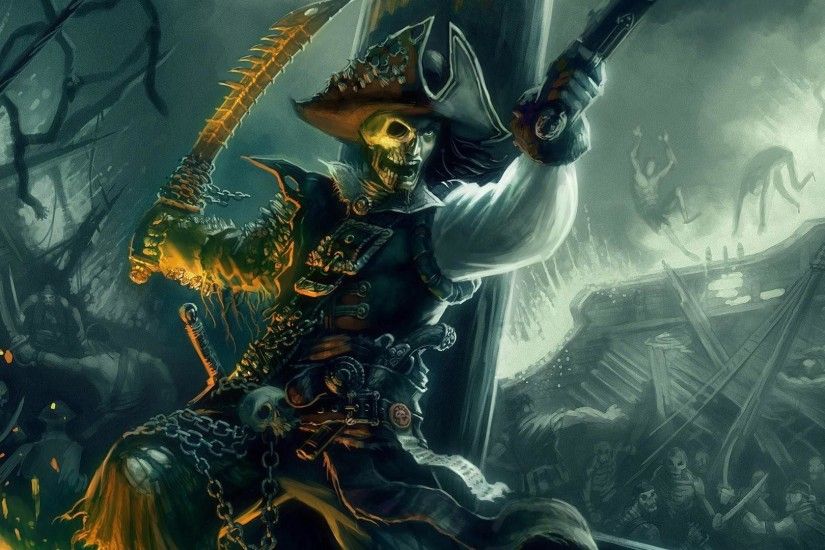 ... Pirate Fantasy Zombie pirate Zombie HD Wallpapers, Desktop.