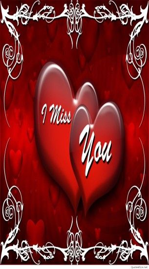 I-miss-you-with-red-heart-background-iphone-