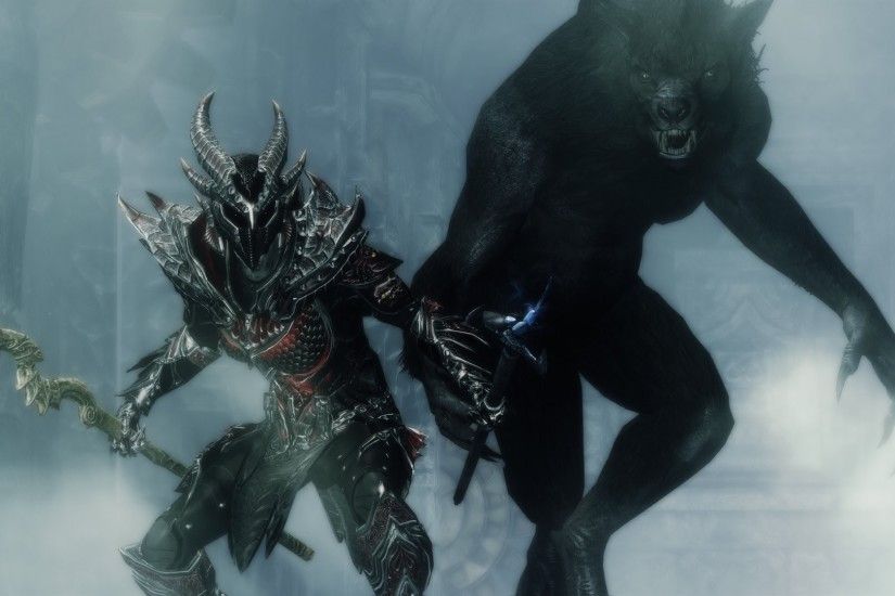 Werewolf and Werebear Slaughter Ghost Pirates - Skyrim Dragonborn DLC -  YouTube