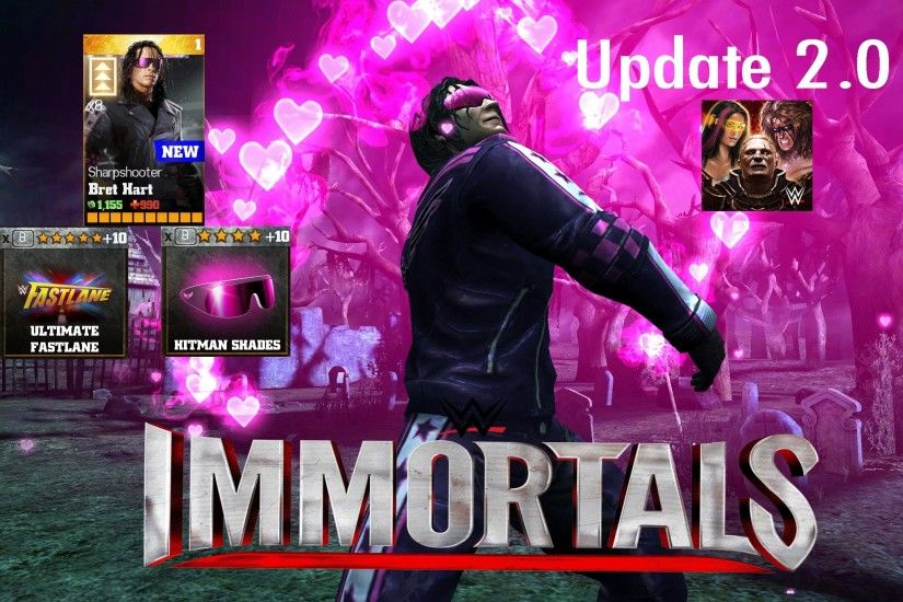 Update 2.0 BRET HART Sharpshooter Review WWE Immortals Android/IOS - YouTube