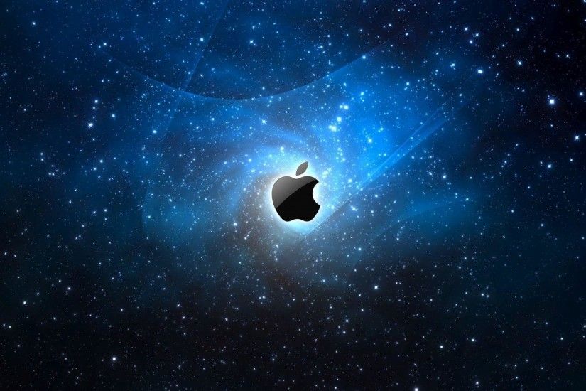 Space Apple Logo Hd Desktop Wallpaper | Mythical Wallpapers