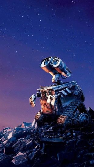 Tap image for more iPhone Disney wallpaper! Wall E Disney want go home - @