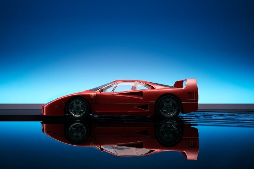 Vehicles - Ferrari Ferrari F40 Reflection Wallpaper
