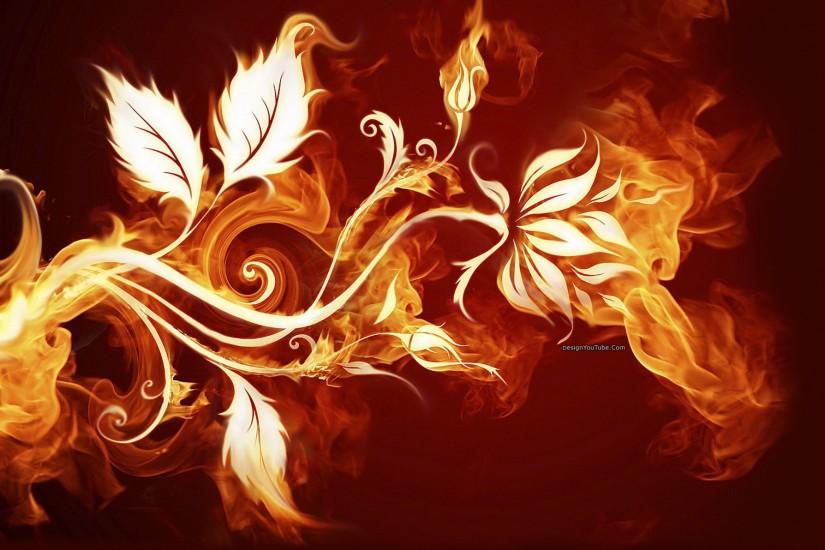 Fire Abstract YouTube Channel Art