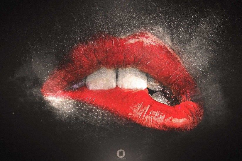 Instense Red Lips Artwork #877 Wallpapers and Free Stock Photos | Visual  Cocaine