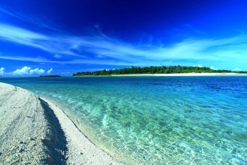 Beneath Tag - Sandy Sky Beach Island Heaven Beneath Ocean HD Desktop  Wallpaper for HD 16