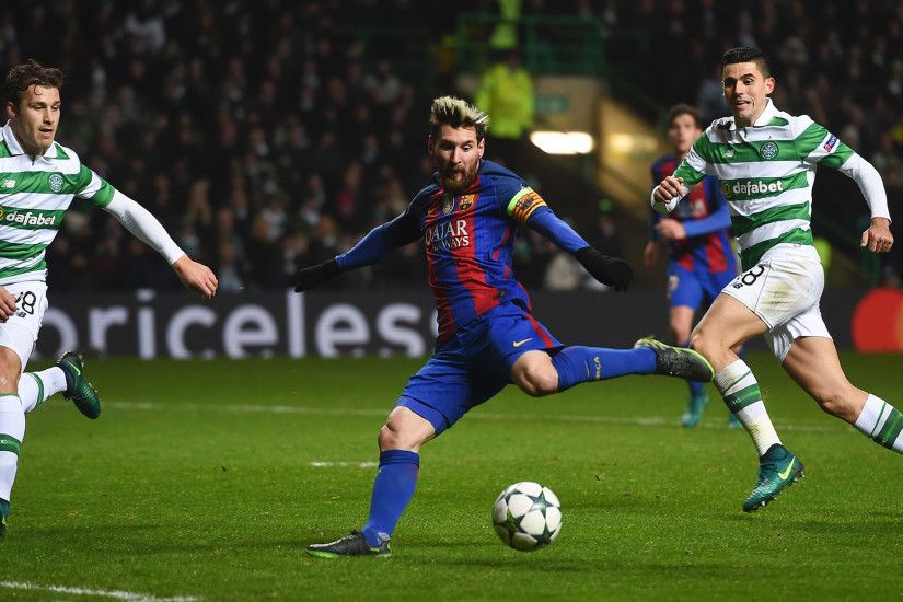 ... 3-1 at the San Paolo, Messi converted a penalty in Barca's stunning 6-1  victory over PSG to draw to within one Champions League goal of his great  rival.